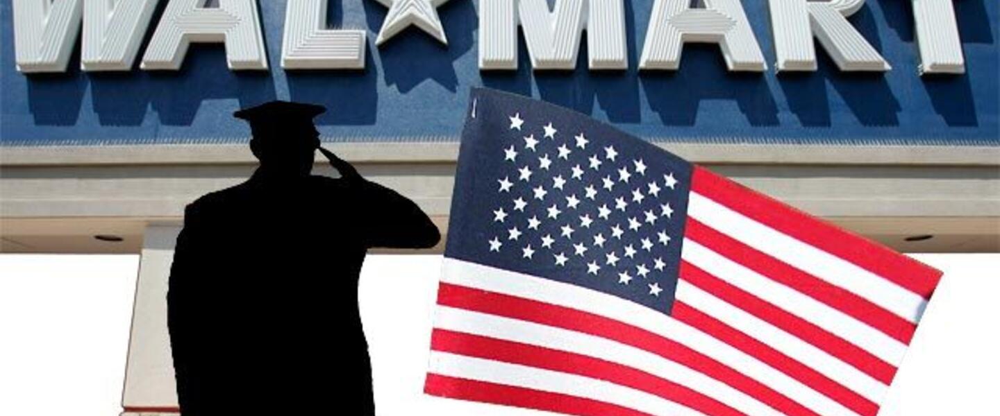 Walmart is trying to hire 100,000 veterans by 2018. Walmart is trying to hire 100,000 veterans by 2018.