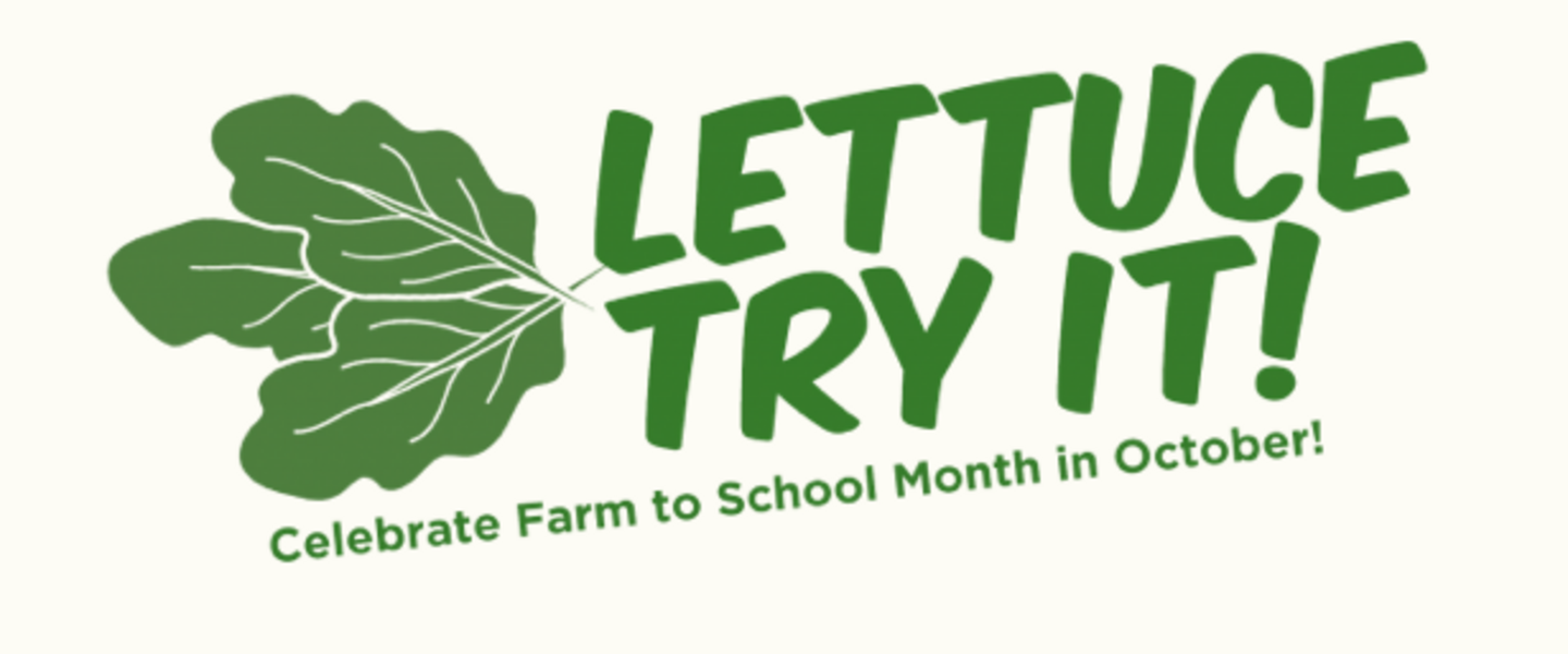 "Lettuce" eat local in schools.