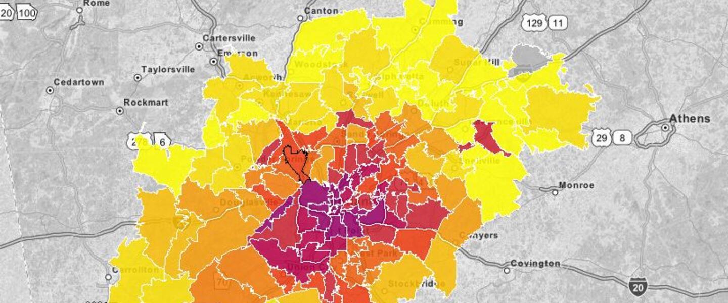 In some Atlanta zip codes, the AIDS epidemic is as high as the infection rate in some African nations (Photo Credit: AIDS Vu) In some Atlanta zip codes, the AIDS epidemic is as high as the infection rate in some African nations (Photo Credit: AIDS Vu)