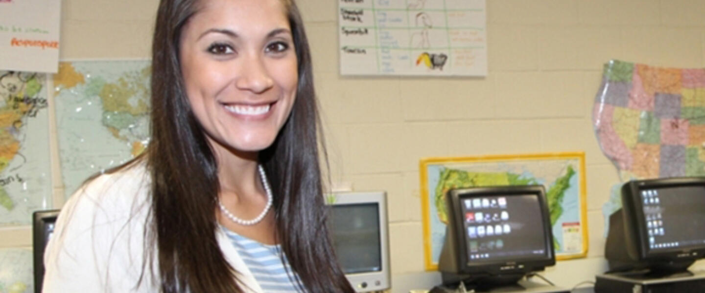 Amanda Miliner is the 2014 Georgia Teacher of the Year. Image from valdesta.edu Amanda Miliner is the 2014 Georgia Teacher of the Year. Image from valdesta.edu