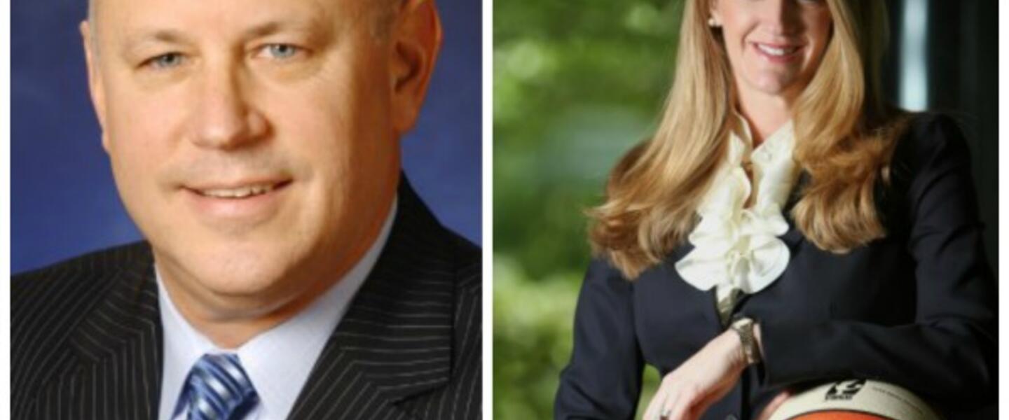 Jeff Sprecher (l) and his wife Kelly Loeffler (r) are a high profile couple in the financial world. Jeff Sprecher (l) and his wife Kelly Loeffler (r) are a high profile couple in the financial world.