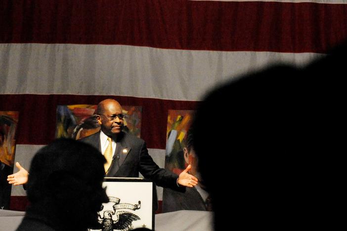 Herman Cain at the 2011 Ga Republican Convention in Macon