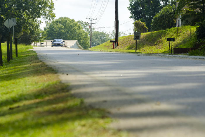 The stretch of Deepstep Road in Washington County where Eurie Martin first encountered Washington County Sheriff's Deputies in 2017. 