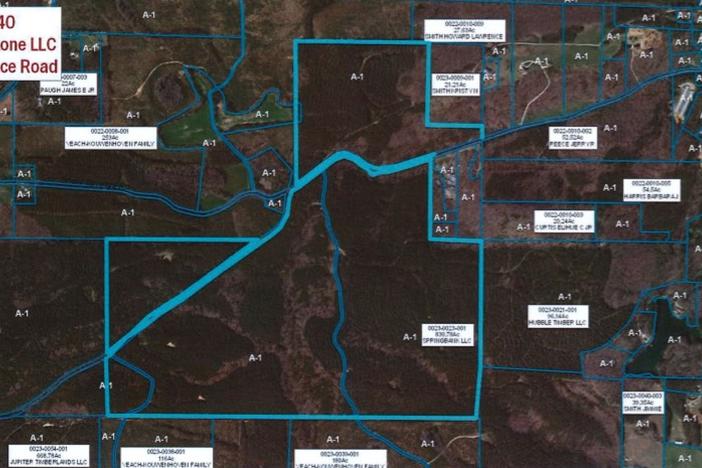 Yellowstone Mining is seeking a zoning change to allow mining near Adairsville.