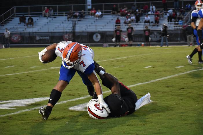 Parkview's Cody Brown, running