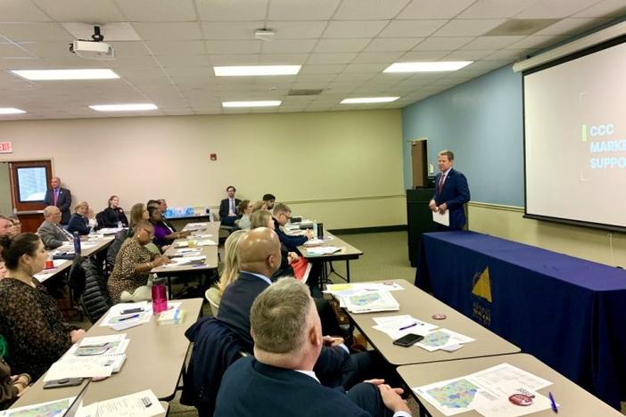 Governor Kemp attends complete count meeting