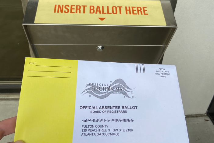 Absentee ballot drop box