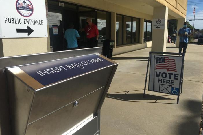 Macon-Bibb Board of Elections drop box