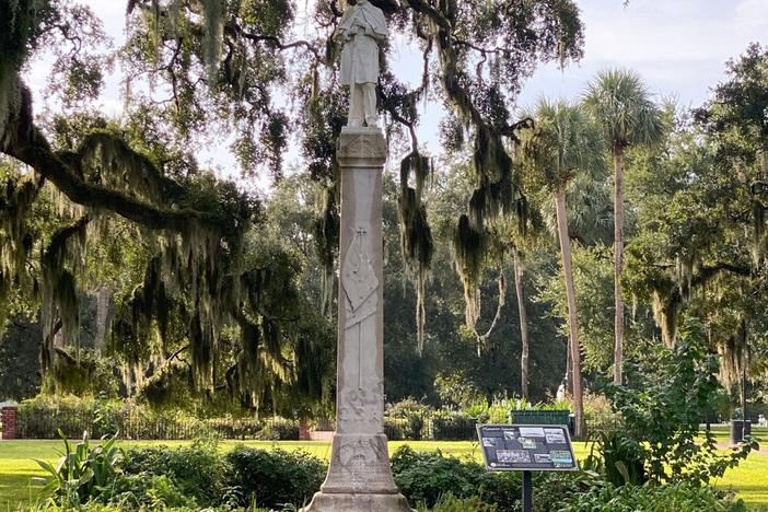 Confederate monument in Brunswick