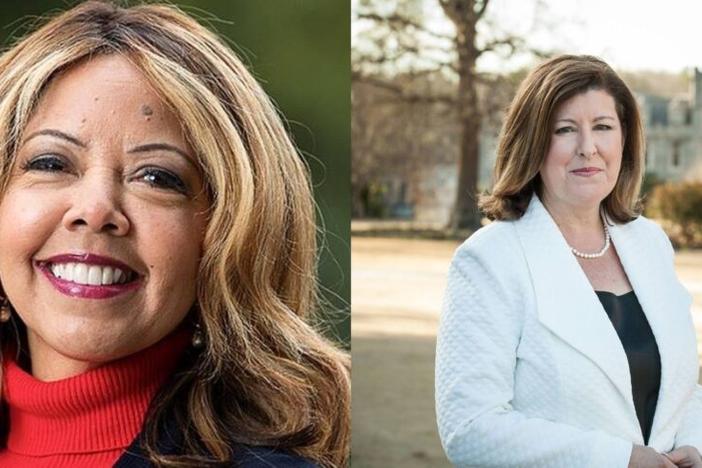 Lucy McBath and Karen Handel