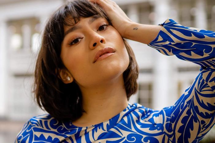 Felicita Pineda in April.