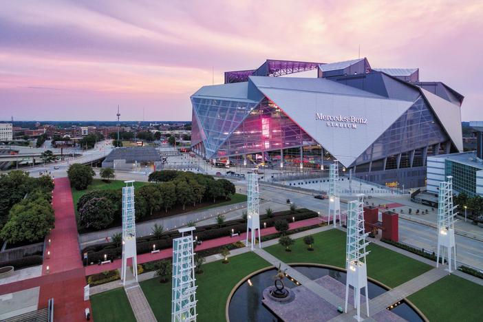 Mercedes-Benz Stadium. Photo by David Kosmos Smith courtesy of AMBSE Creative