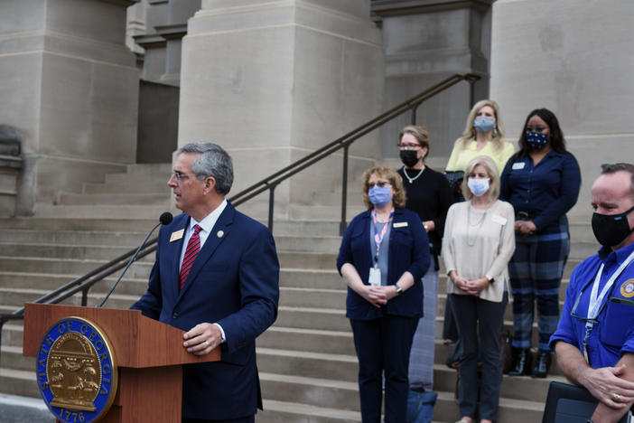 Republican Secretary of State Brad Raffensperger announces a full hand recount of the 2020 presidential race.