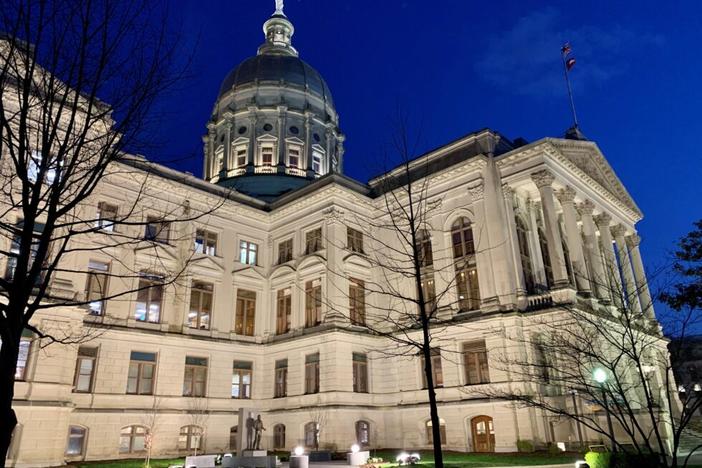 The Georgia Capitol building in Atlanta.