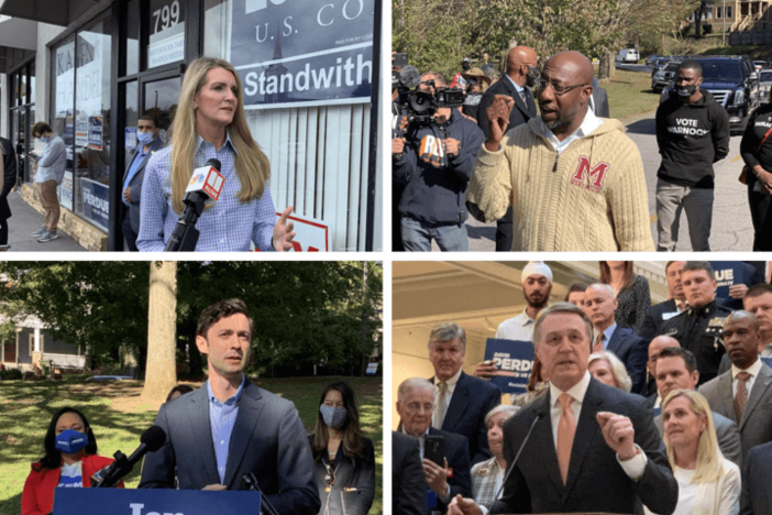 Senate candidates in Georgia