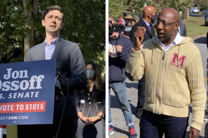 Senators-elect Jon Ossoff and Raphael Warnock