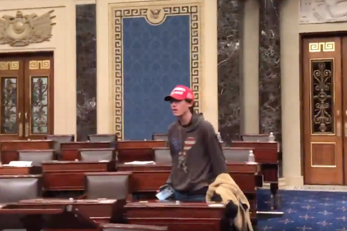 18-year-old Bruno Cua of Milton has been arrested on charges of allegedly breaching the U.S. Senate floor in the Jan. 6 attack on the Capitol.