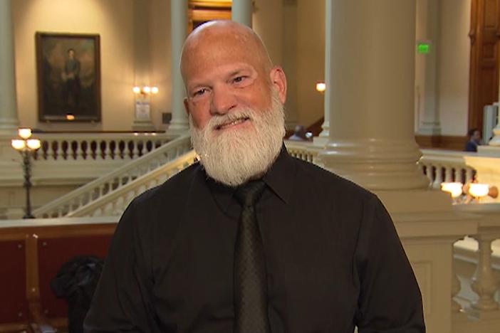 David Cowan, ASL interpreter for Georgia Capitol