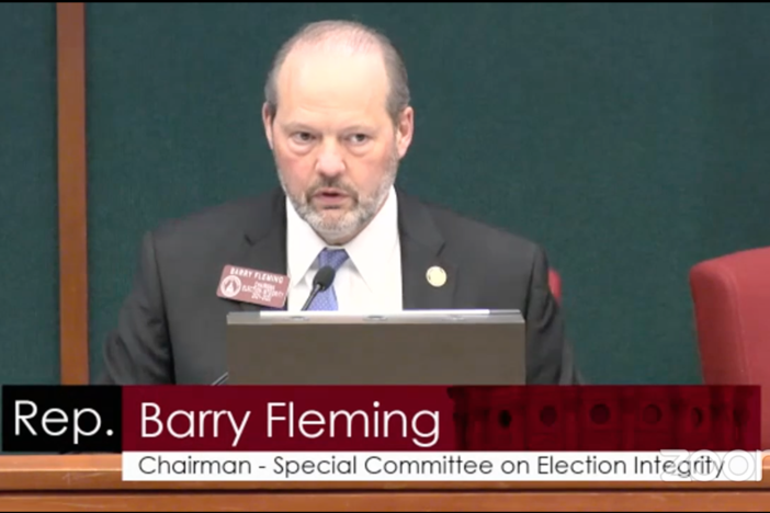 Rep. Barry Fleming, Chairman of the House Special Committee on Election Integrity, is one of many Republican lawmakers that voted to approve no-excuse absentee voting in 2005.