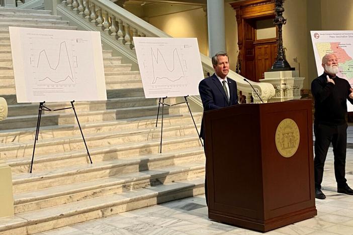 Gov. Kemp at news conference