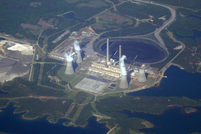 Plant Scherer Aerial View