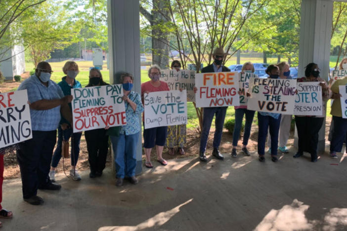 Protest in Washington, Georgia