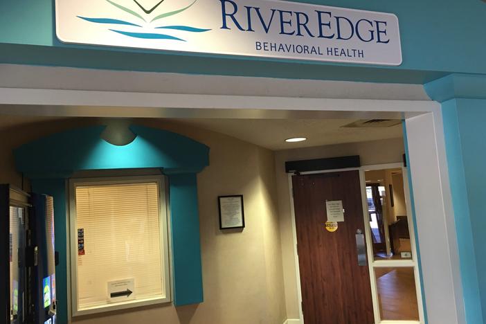 River Edge sign