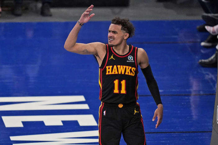 Hawks point guard Trae Young Makes Surprise Appearance in Madison Square  Garden for WWE SmackDown - Sports Illustrated Atlanta Hawks News, Analysis  and More