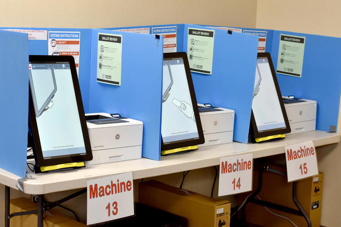 Voting machines in Georgia
