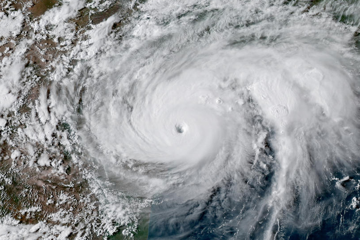 Image of hurricane Harvey