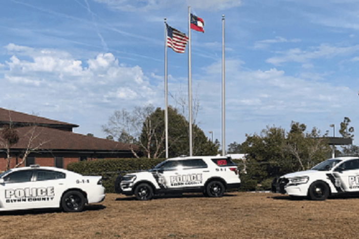 Glynn County Police vehicles