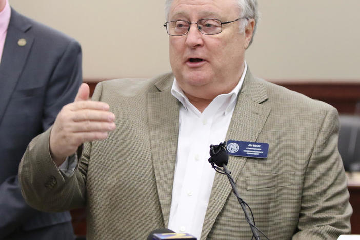 Jim JimBeck, a Republican, didn’t serve long before Gov. Brian Kemp suspended him after the indictment was handed down in May 2019. 