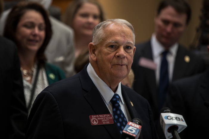 David Ralston introduces HB1013 at the Georgia Capitol Jan. 26, 2022.