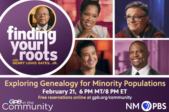 Finding Your Roots February 21 at 6PM MT/8PM/ ET