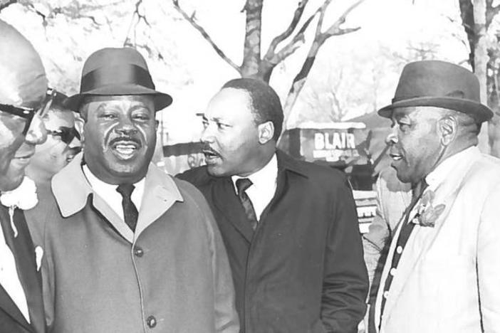 Dr. Martin Luther King in Macon 1968