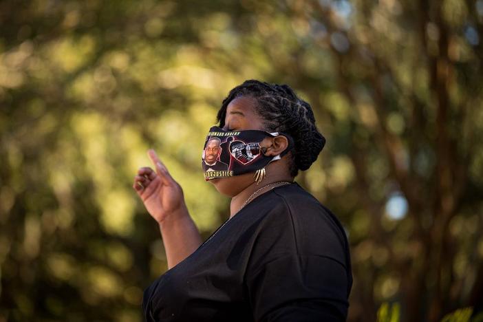 Family and friends of Ahmaud Arbery gathered to mourn his death and pray for three guilty verdicts in October prior to the November conviction. The group retraced Arbery’s final steps down Satilla Drive where the young man went on his last run. The trial pushed Brunswick, Ga., into the national spotlight — a spotlight many in the community dread.