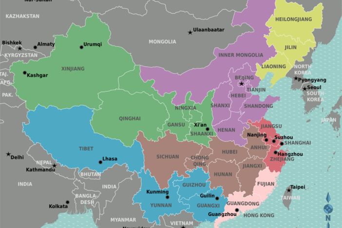 Map of China