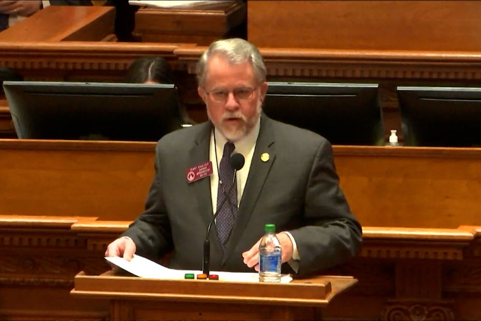 Rep. Terry England (Chair, House Appropriations Committee) presents HB 910, the amended fiscal year '22 budget. 
