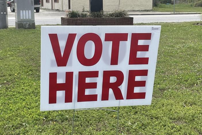 Voter precinct and sign