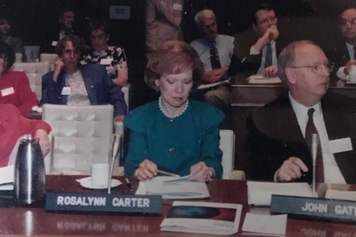 Rosalynn Carter and John Gates