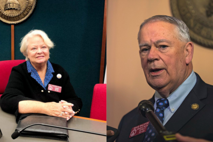 Side by side photos of Mary Margaret Oliver and David Ralston. 