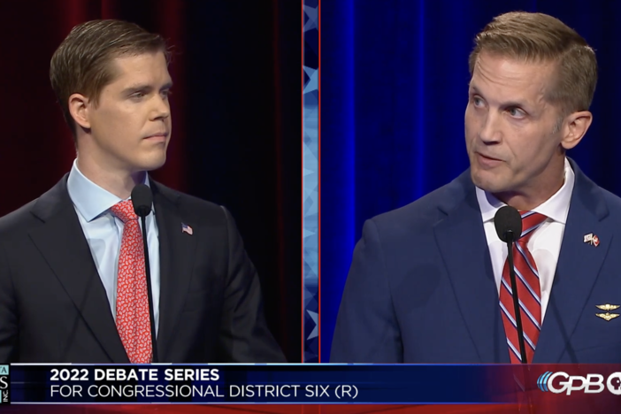 Republicans Jake Evans and Rich McCormick are the financial frontrunners in the 6th Congressional District primary race.