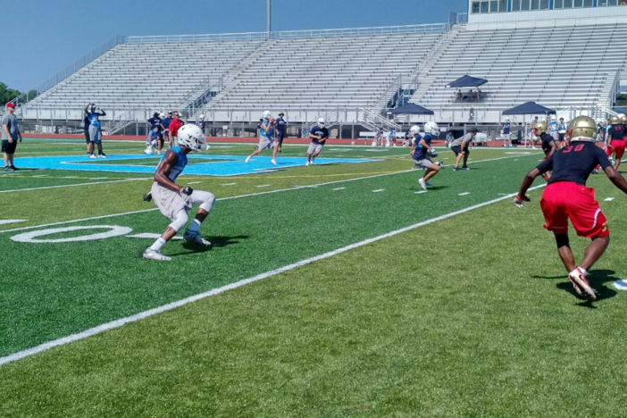 Denmark High School football has Spring Football practice.