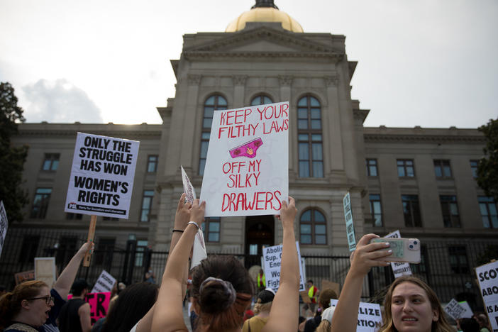 Atlanta protests Supreme Court Roe v Wade decision