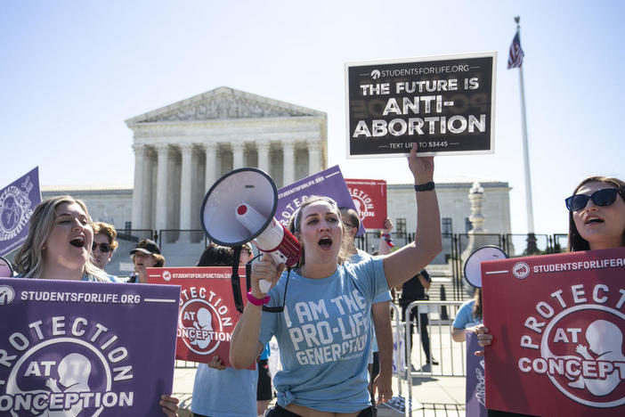 anti-abortion protestors