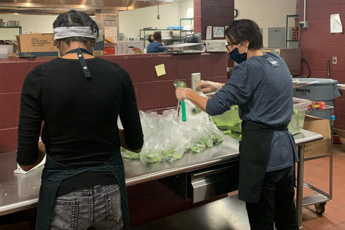  Marietta City Schools provided free meals in 2021 to students taking in-person classes and also take-home meals for students taking virtual courses. Photo courtesy of Marietta City Schools Nutrition Dept. 