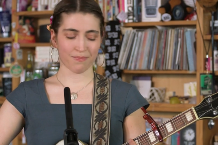 Alisa Amador peforms for the NPR "Tiny Desk" performance series.