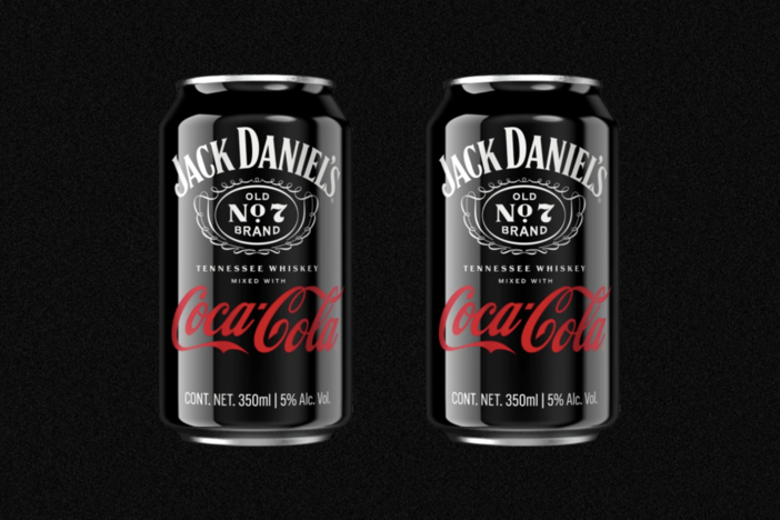 Jack Daniel’s & Coca-Cola RTD, inspired by the classic bar cocktail, will be made with Jack Daniel’s Tennessee Whiskey and Coca-Cola.