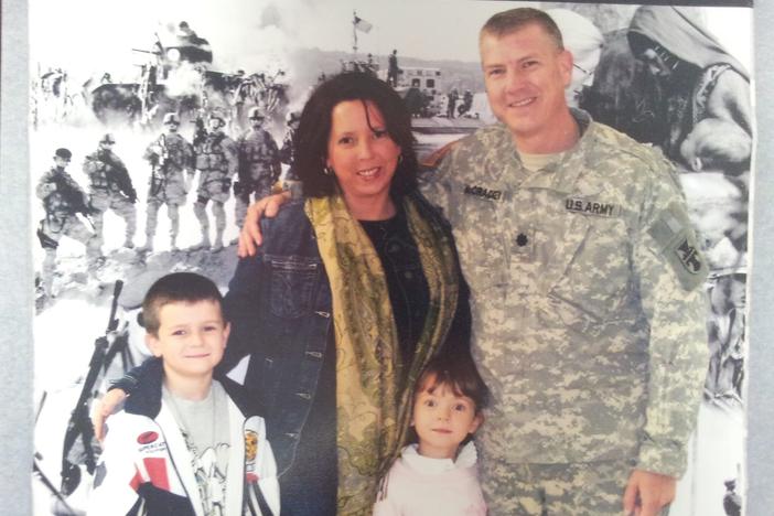  David McCracken died of brain cancer in 2011 after serving in Iraq. The McCrackens are seen here in this February 2008 photo. Contributed photo 