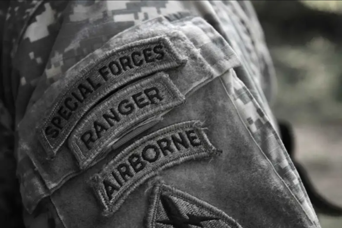 A U.S. Army Airborne Ranger soldier